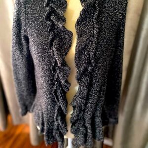 LP Ruffled Cardigan  by Madison.